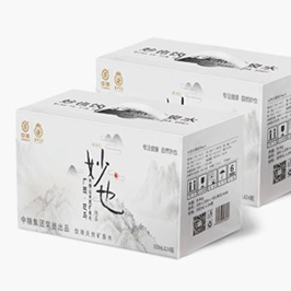妙也礦泉水包裝盒設(shè)計